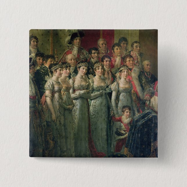 Napoleon's Consecration and Josephine's 15 Cm Square Badge (Front)