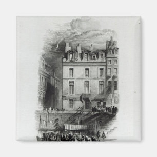 Napoleon's Lodgings on the Quai Conti, 1834-36 Magnet