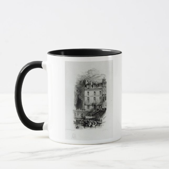 Napoleon's Lodgings on the Quai Conti, 1834-36 Mug (Left)