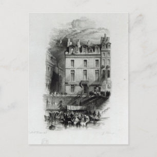 Napoleon's Lodgings on the Quai Conti, 1834-36 Postcard