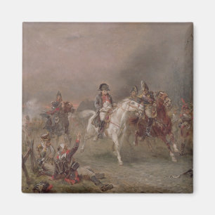 Napoleon's Retreat (oil on canvas) Magnet