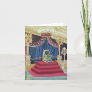 NAPOLEON'S THRONE ROOM: FOUNTAINEBLEAU CARD