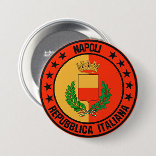 Napoli 7.5 cm round badge