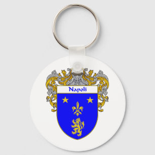 Napoli Coat of Arms (Mantled) Key Ring