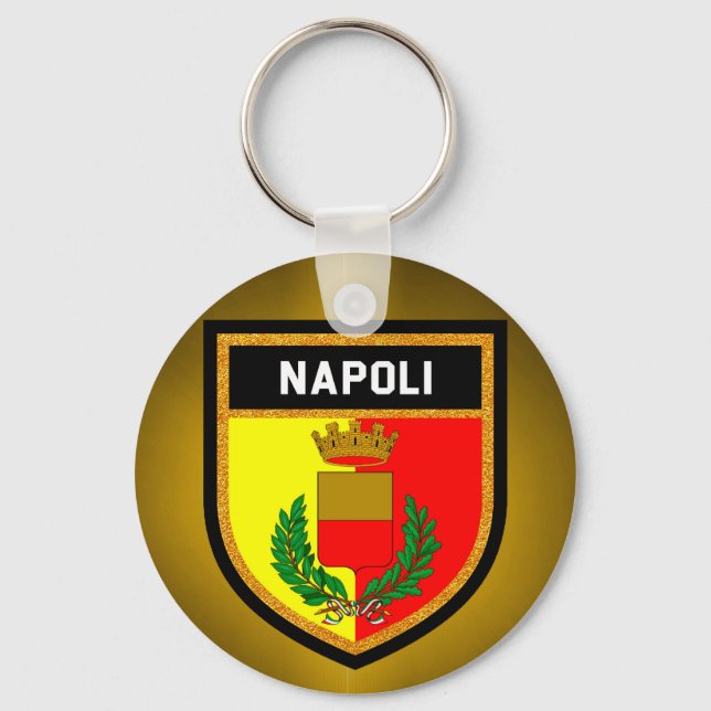 Napoli Flag Key Ring (Front)
