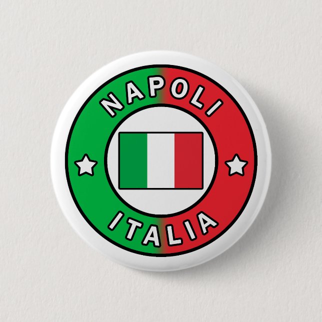 Napoli Italia 6 Cm Round Badge (Front)