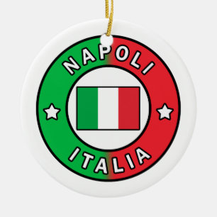 Napoli Italia Ceramic Tree Decoration