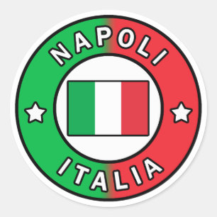 Napoli Italia Classic Round Sticker
