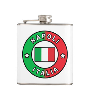 Napoli Italia Hip Flask