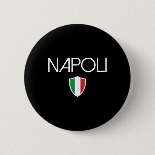 Napoli Italian Flag Naples Italy Soccer Souvenir T 6 Cm Round Badge