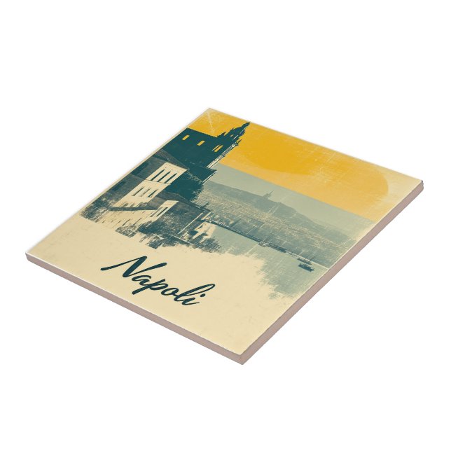 Napoli Limited Edition – Classic Vibes Ceramic Tile (Side)