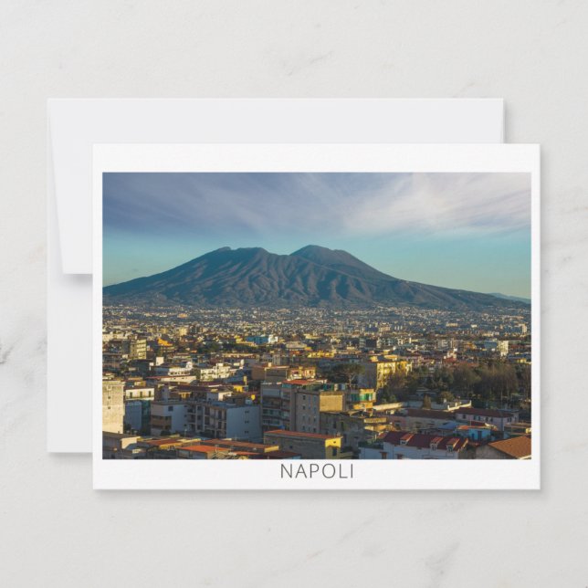 Napoli / Naples Italy Seasonal Greeting Card (Front)