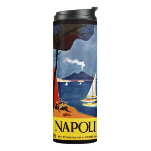 Napoli Naples Italy vintage travel tumbler