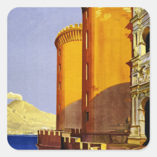 Napoli Square Sticker