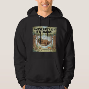 Nappin' Ain't Lazy, It's Tactical – Funny Nap Bear Hoodie