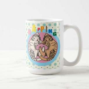 napping cat coffee mug