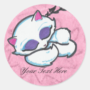 Napping Cat Stickers