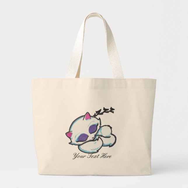Napping Cat Tote Bag (Front)