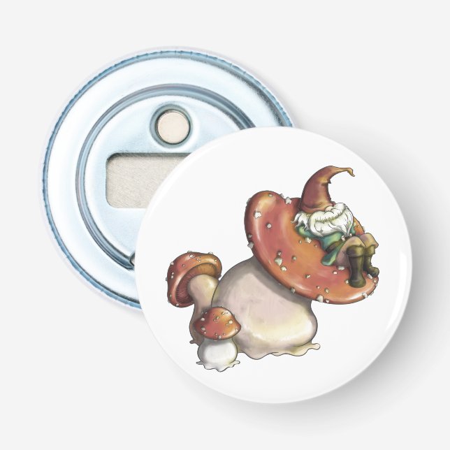 Napping Gnome Bottle Opener (Front)