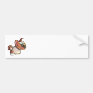 Napping Gnome Bumper Sticker