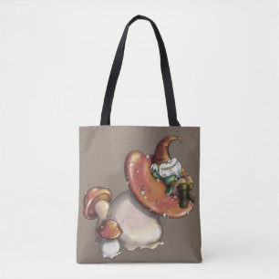 Napping Gnome Tote Bag