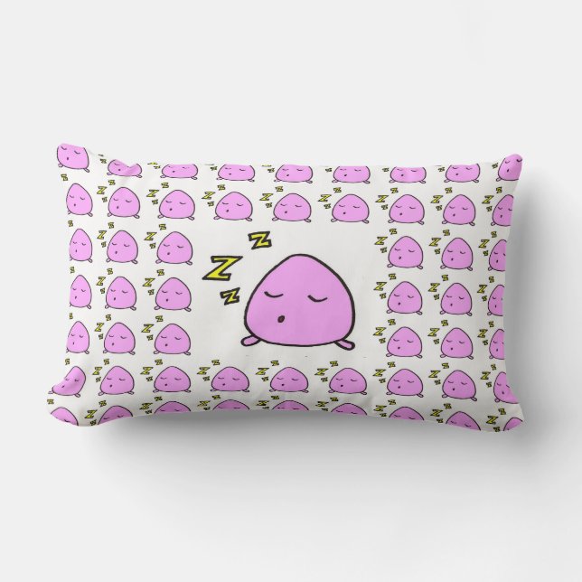Napping Guy Lumbar Pillow (Front)