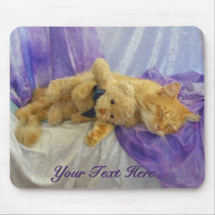 Napping Kitty Mousepad