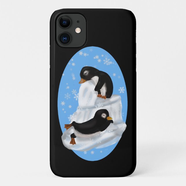  Napping Penguins iPhone / iPad case (Back)
