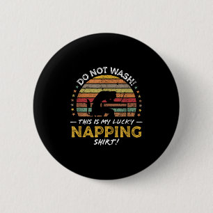 Napping Sleeping Funny Lazy Quote Retro Graphic 6 Cm Round Badge