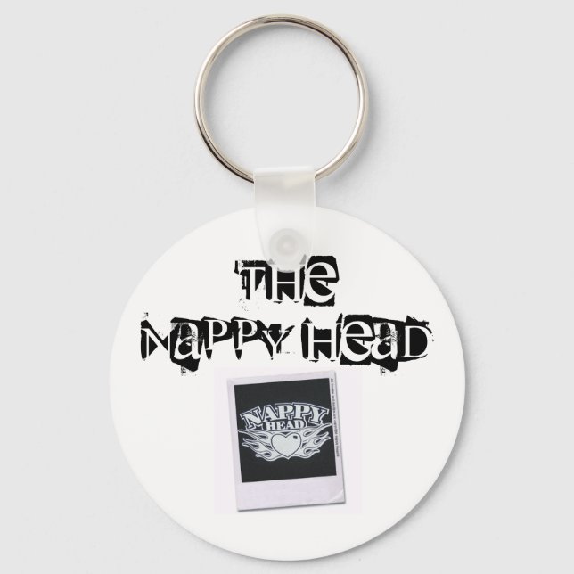 Nappy Head Keychain (Front)
