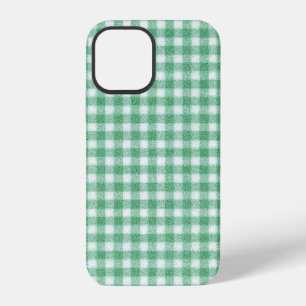 Nappy Mint Green Gingham iPhone 12 Case