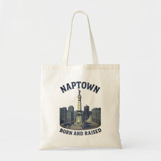 Naptown Born and Raised, Monument Circle Tote Bag
