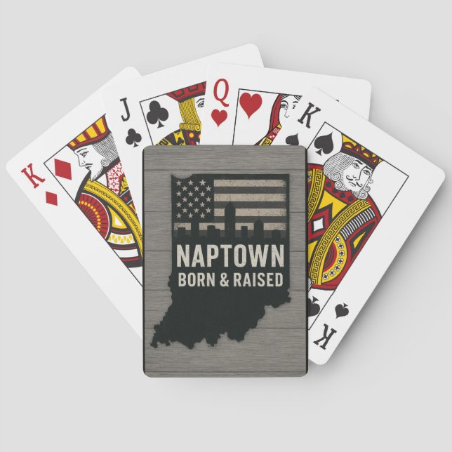 Naptown Born & Raised Card Deck (Back)