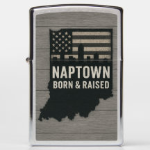 Naptown Born & Raised Zippo Lighter