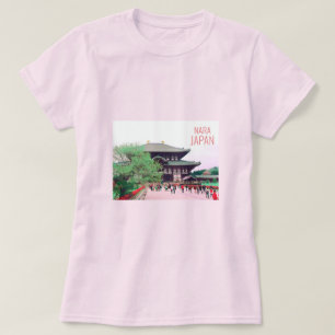 Nara Japan famous temple shrine travel T-Shirt