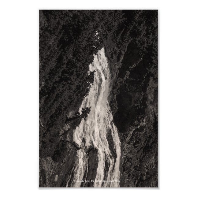 Narada Falls, WA Photo Print (Front)