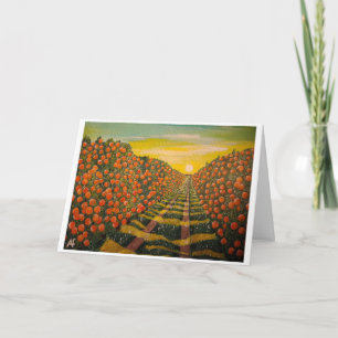 Naranjas de Valencia Painting by Alfred Fox Card