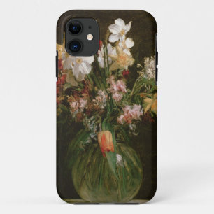 Narcisses Blancs, Jacinthes et Tulipes, 1864 iPhone 11 Case