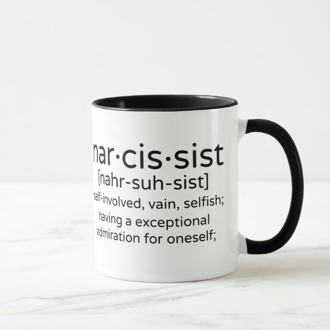 Narcissist Definition Mug (Right)