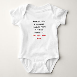 Narcissist Gaslighting Baby Bodysuit