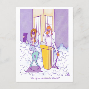 Narcissist Postcard