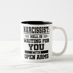 Narcissist Survivor Two-Tone Coffee Mug