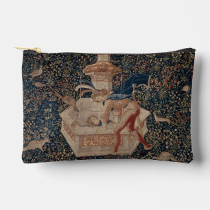 Narcissus at the Well, Medieval Tapestry Accessory Pouch