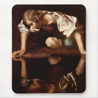 Narcissus by Caravaggio Mouse Pad