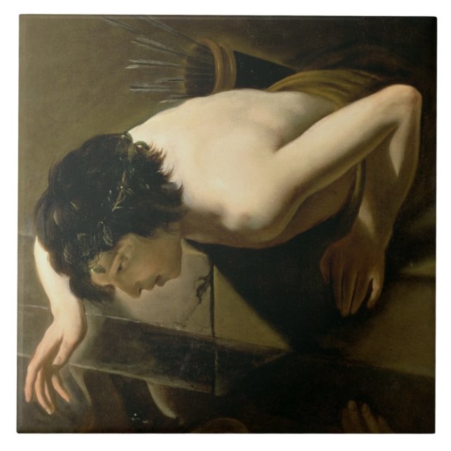 Narcissus Ceramic Tile (Front)