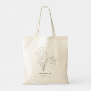 Narcissus flower - December birth month  Tote Bag