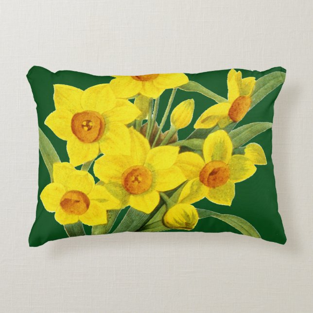 Narcissus (N Tazetta) Decorative Cushion (Front)