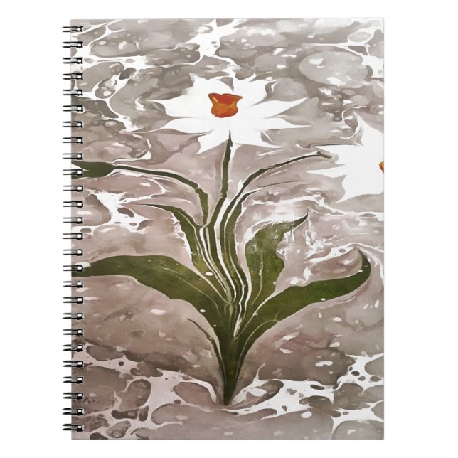 Narcissus On Marble Notebook (Front)