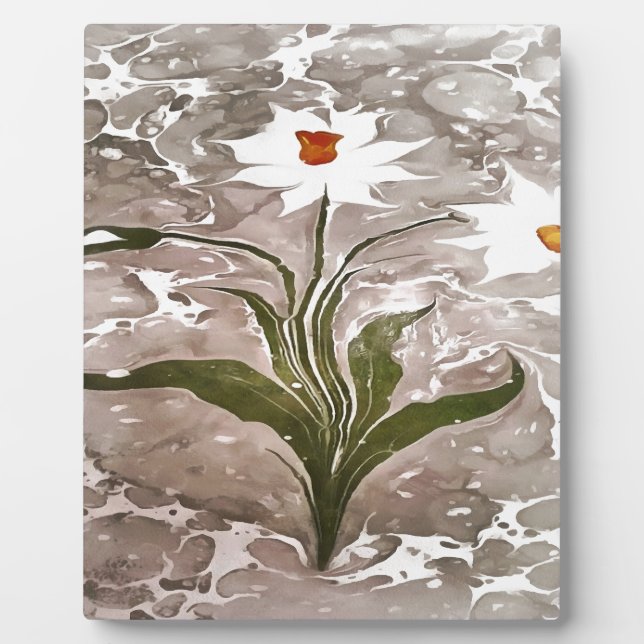 Narcissus On Marble Plaque (Front)
