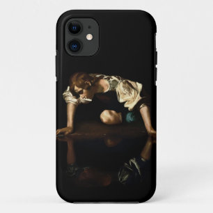 Narcissus painting inspired by Caravaggio iPhone 11 Case